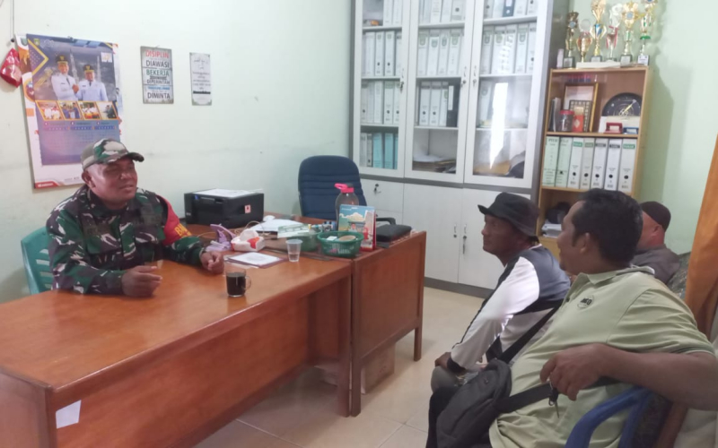 Melalui Komsos, Kodim Dumai Pererat Hubungan dengan Warga Bukit Nenas