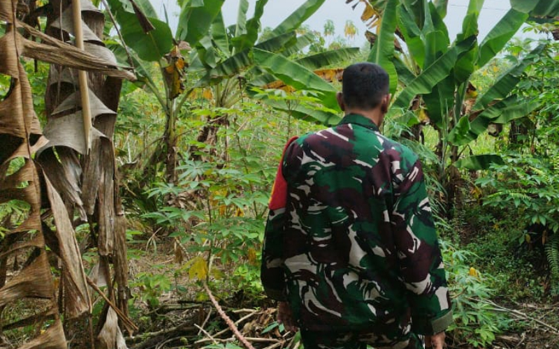 Babinsa Sungai Sembilan Perkuat Edukasi Warga Demi Antisipasi Karhutla