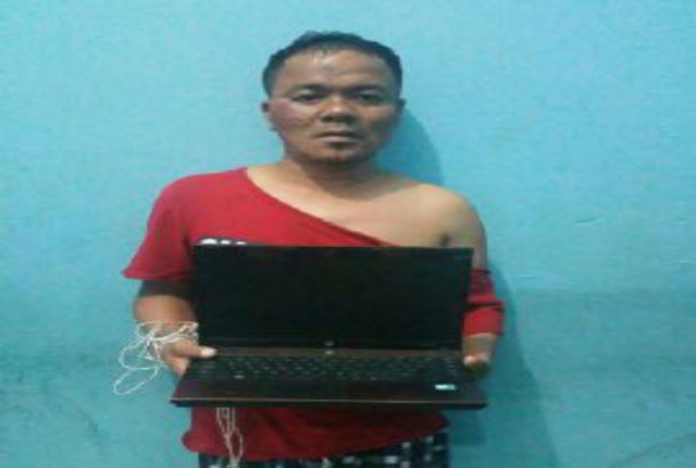 Tertangkap Maling Laptop, Pemuda di Pekanbaru Bonyok Dihajar Massa