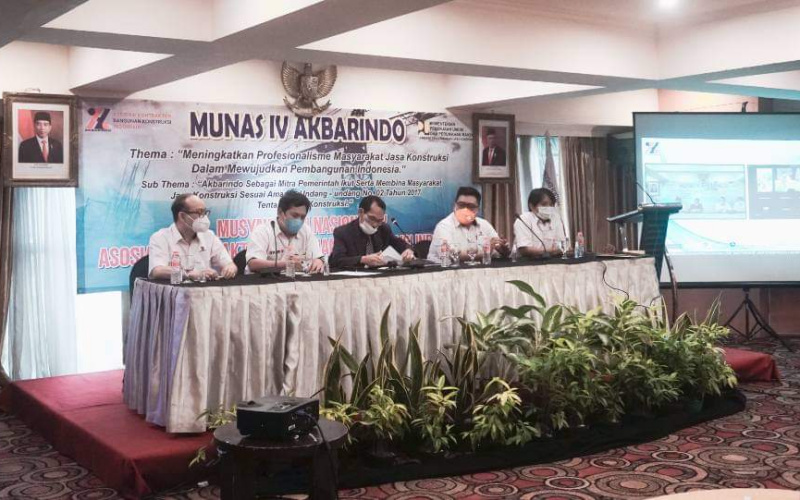 Munas IV Akbarindo Canangkan Profesionalisme Masyarakat Jasa Konstruksi untuk Pembangunan Indonesia