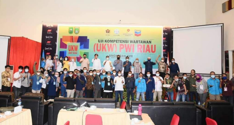 11 Peserta UKW Angkatan XVII PWI Riau Dinyatakan Tidak Kompeten