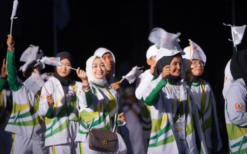 Riau Opitimis Juara, Malam ini Penutupan Porwil Sumatera XI
