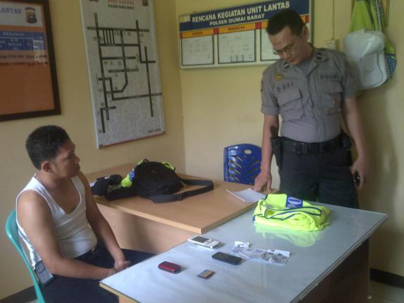 Polsek Dumai Barat Amankan Polisi Gadungan Ngaku Dari Polda