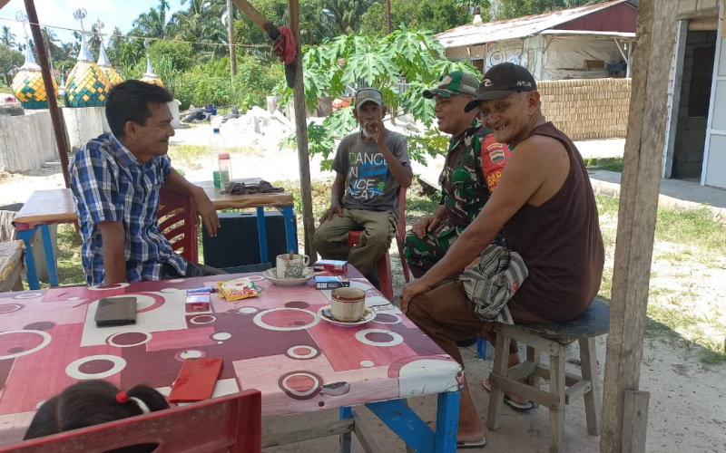 Koramil 02 Jaga Keamanan dan Sosialisasi, ini Tempatnya