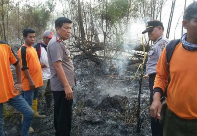 Bakar Lahan Satu Hektar, Oknum PNS Ditangkap Polisi