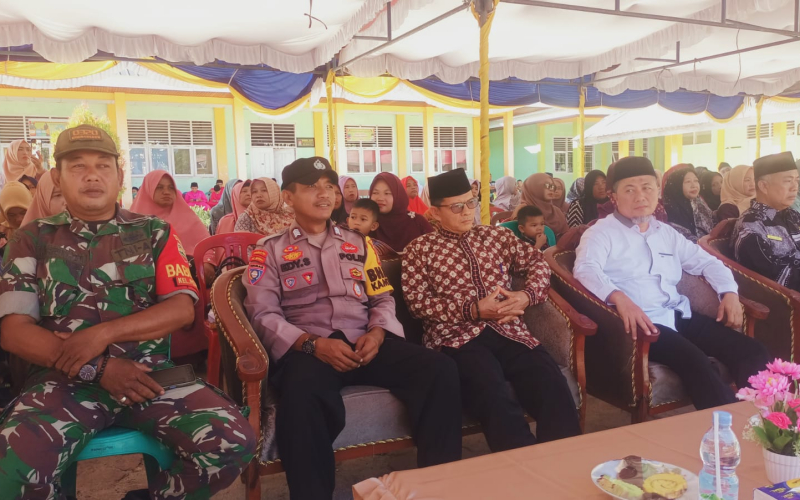 Khatam Al-Quran dan Wisuda Tahfiz MTSN 2 Dumai, ini Pesan Babinsa Pelintung