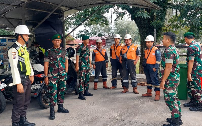 Patroli Kodim 0320 Bersama Komduk dan Komcad, Pastikan Dumai Kondusif