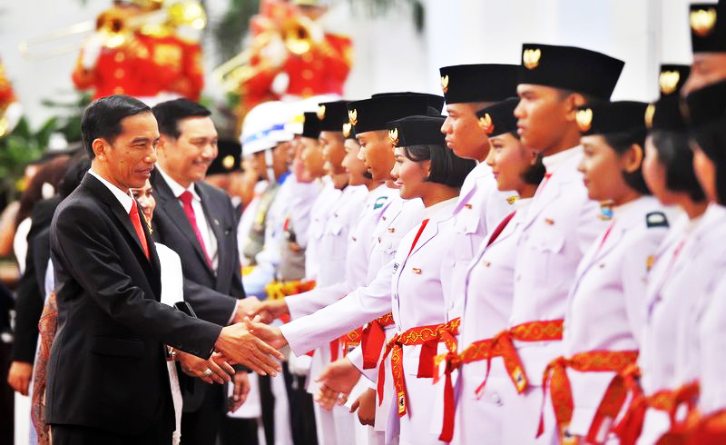 Dua Paskibraka Riau Dikirim ke Istana Negara