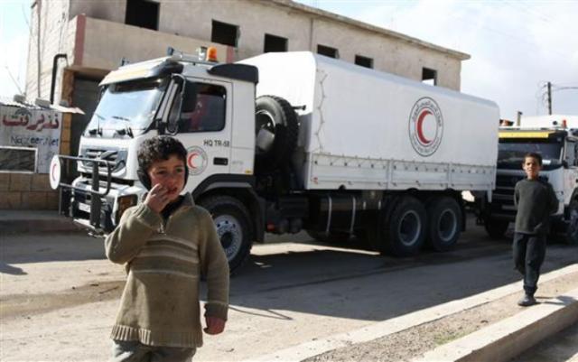 Untuk Pertama Kalinya, Bantuan PBB Masuk Ke Ghouta Timur Suriah