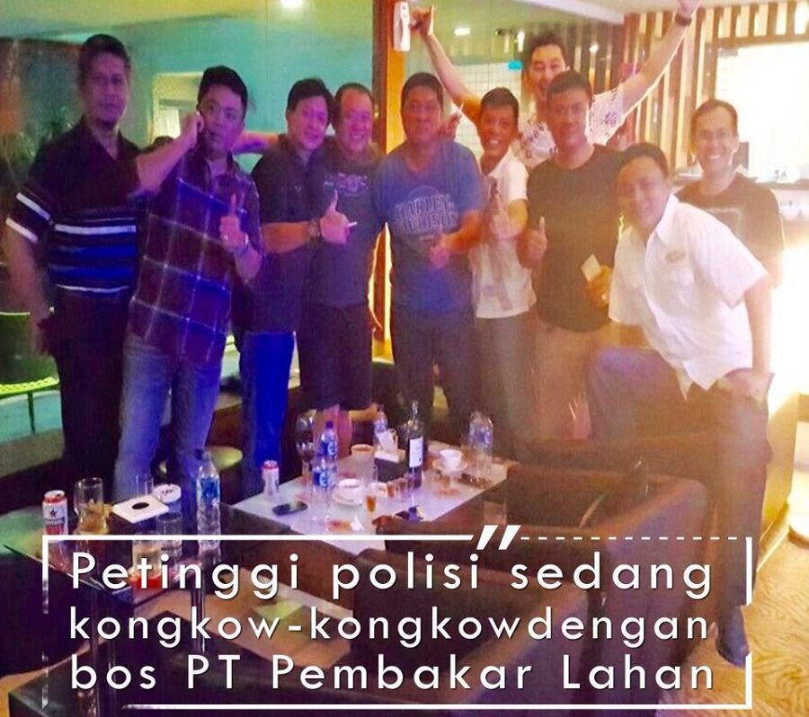 Polda Riau Membenarkan Foto Perwira Tinggi Bersama Bos PT APSL yang Beredar di Medsos