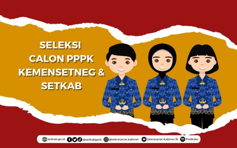 Kemensetneg dan Setkab Buka Seleksi Calon PPPK 2023