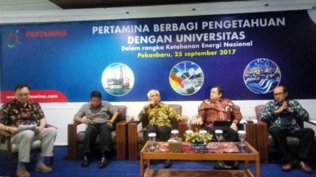 Pertamina Dorong Dosen Teknik Riau Kembangkan Teknologi Pengelolaan Migas