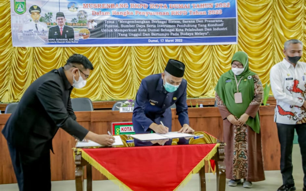 Walikota Dumai Buka Musrenbang RKPD Tahun 2022
