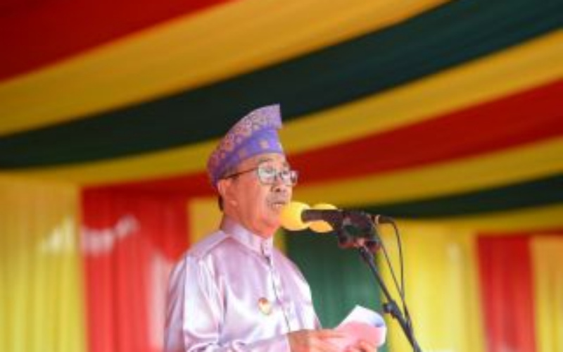 Gubri Diundang Dalam Penurunan Bendera HUT ke- 78 RI