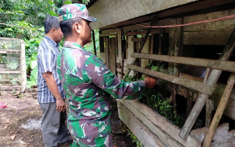 Serda Iwan Sahputra Edukasi Warga Mengenai Pencegahan PMK Pada Ternak