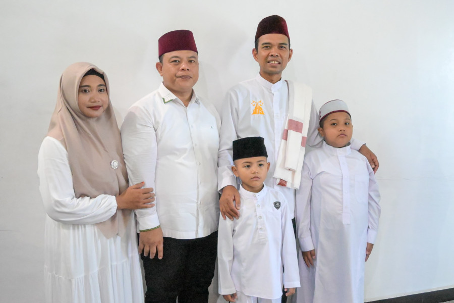 Abdul Wahid dan UAS Gelar Doa Kemenangan bersama Warga, di Kediaman Kader PKB Rohil M Syah Padri