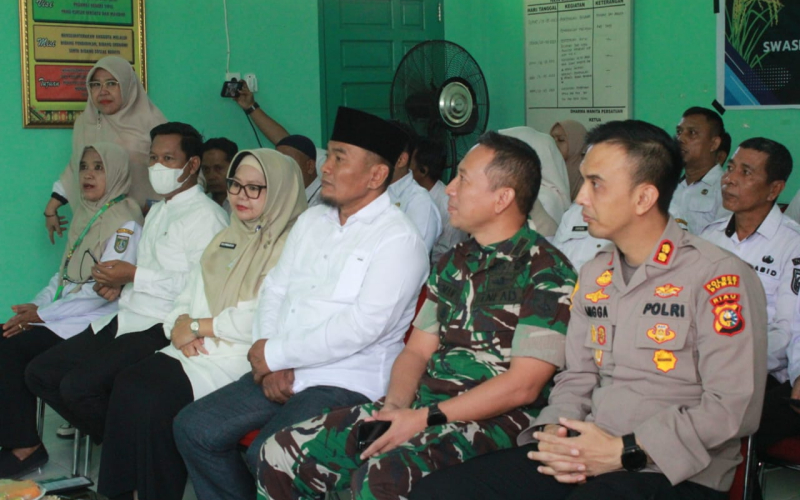 Dukung Ketahanan Pangan Nasional, Kodim 0320 Dumai Hadiri Panen Raya Bersama Presiden RI