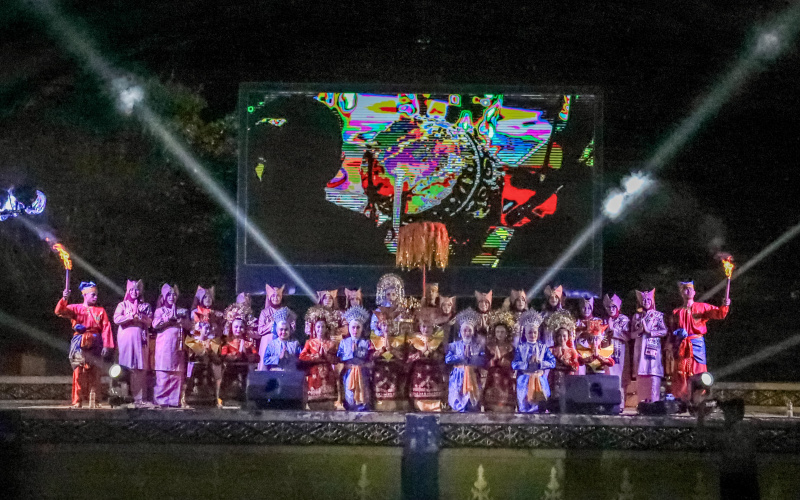 Semarak, Pentas Budaya Multi Etnis 2024 di Taman Bukit Gelanggang Dumai