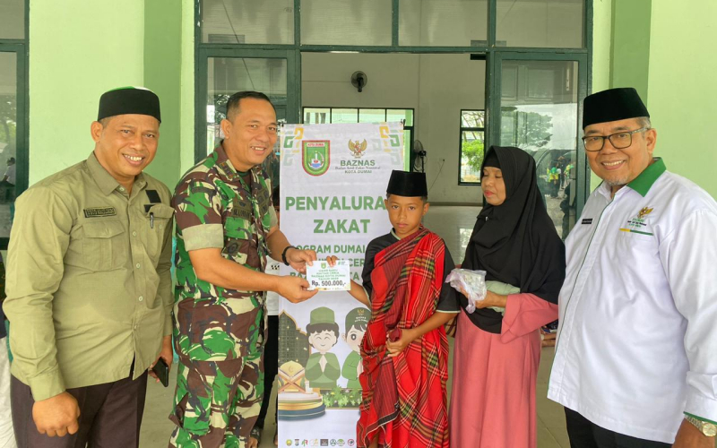 Peduli Kesehatan Anak, Kodim 0320 Dumai Bersama Baznas Gelar Khitan Massal