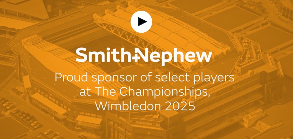 Global Sports Medicine Leader Smith+Nephew to Sponsor Select Players Competing at Wimbledon, Highlighting Advanced Solutions for Joint Repair