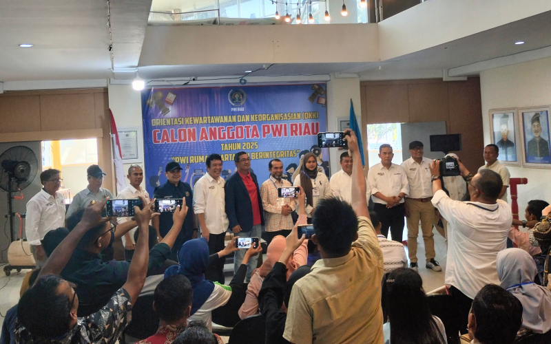 82 Wartawan Antusias Ikuti OKK Calon Anggota Baru PWI Riau