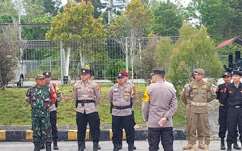 Koramil 02 Lakukan Pengamanan di Pos Pelayanan Natal dan Tahun Baru