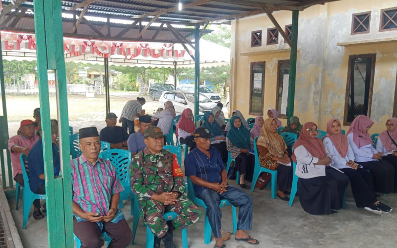 Koramil 02 Kampung Baru Hadir di Musyawarah Masyarakat Kelurahan