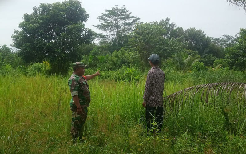 Koramil 02 Sosialisasi Pencegahan Karhutla Kepada Masyarakat