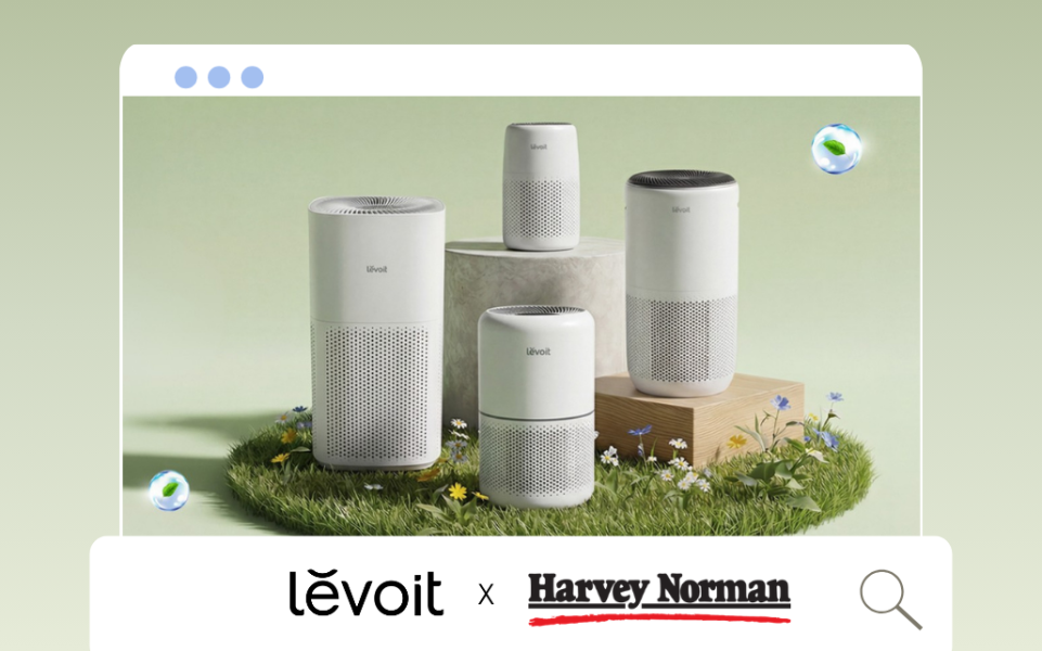 Levoit Lands on Harvey Norman, Making Cleaner Air More Accessible for Australians