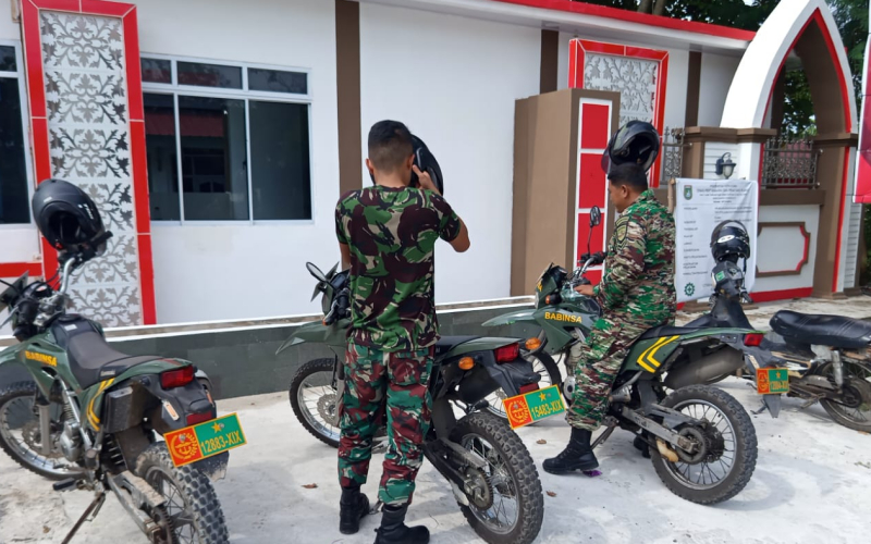 Patroli Babinsa Dumai: Objek Vital dan Pusat Keramaian Jadi Sasaran Utama