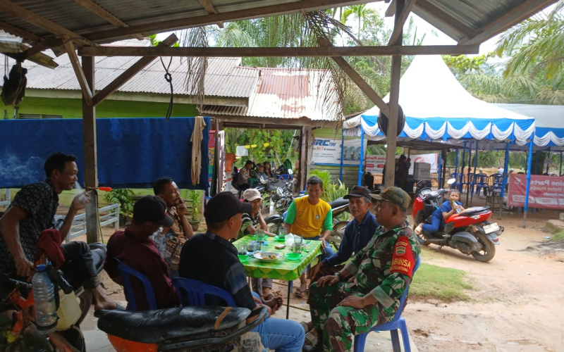 Babinsa Pelintung Pastikan Keamanan dan Ketertiban Wilayah