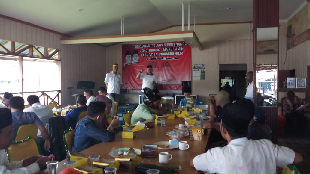 Gelar Deklarasi, Relawan: Listrik Masuk Desa di Inhil Kerja Nyata Jokowi