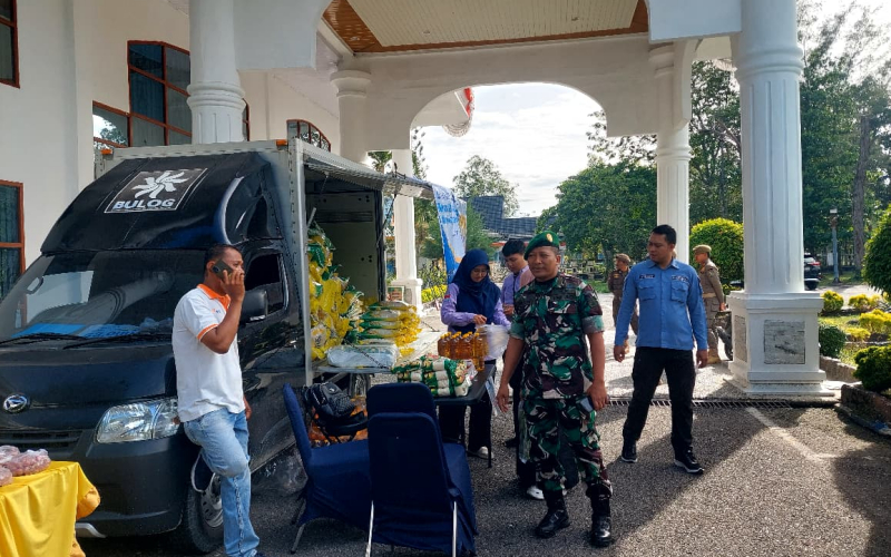 Pemko Dumai dan Kodim 0320 Gelar Gerakan Pangan Murah Serentak Se-Indonesia