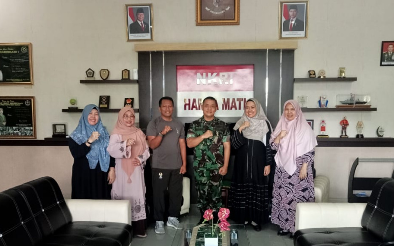 Dandim Letkol Inf Ronald Manurung Terima Kunjungan Dinas Sosial Dumai