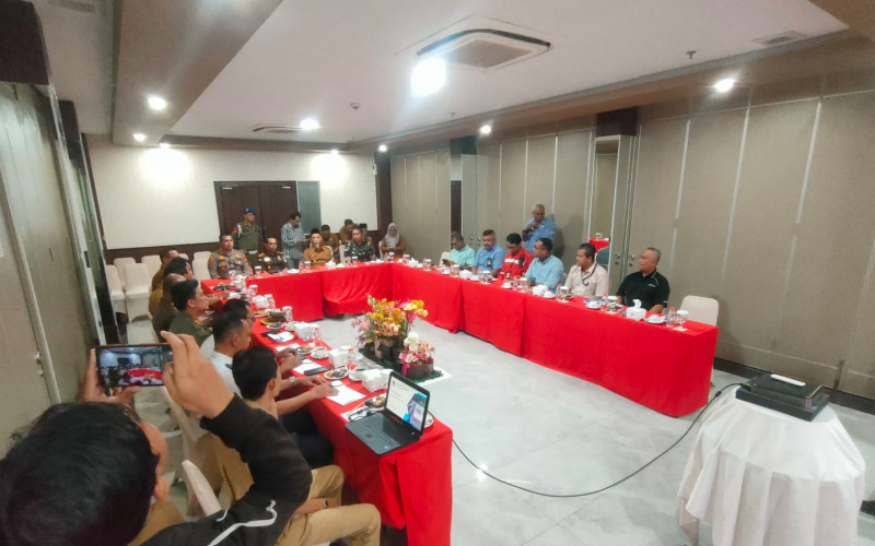 Wako Paisal Pimpin Rapat Rencana Perpindahan Pasar Dock