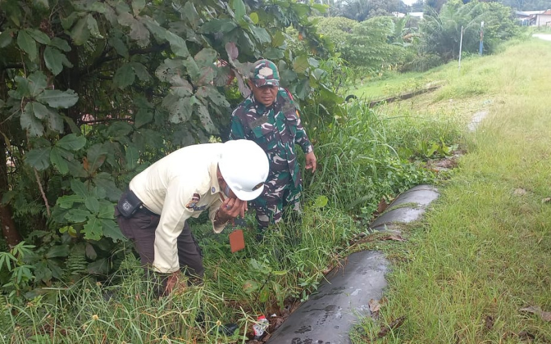 Koramil 02 Patroli di Sepanjang Pipa Minyak Pertamina, ini Lokasinya