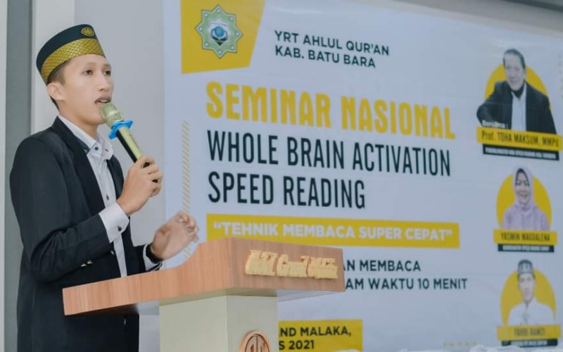YRT Ahlul Quran Batu Bara Gelar Semnas WBA Speed Reading