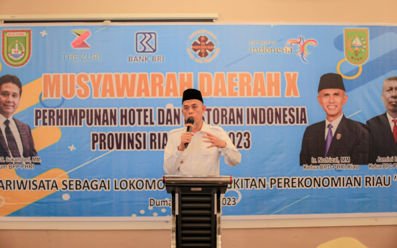 Musda X PHRI Provinsi Riau, Wako Komitmen Majukan Pariwisata Dumai