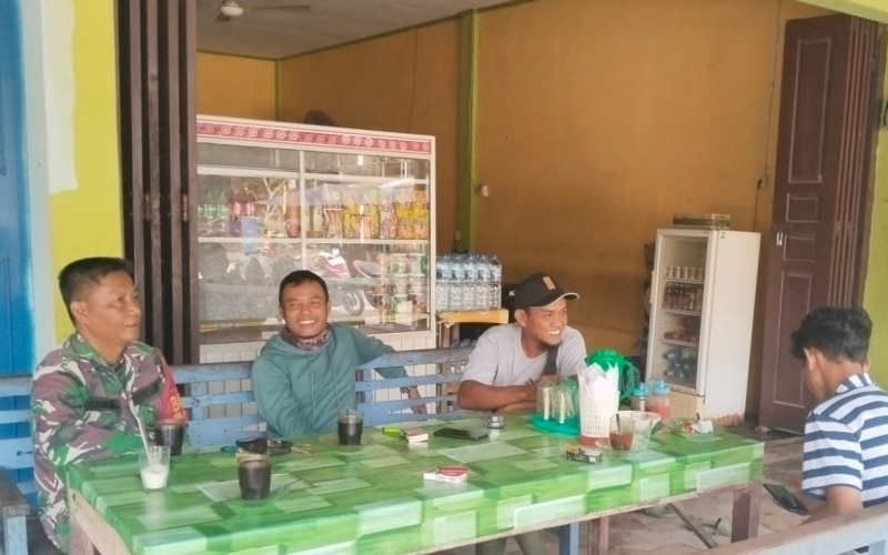 Serda Bambang Gelar Komsos Bersama Masyarakat Sungai Sembilan