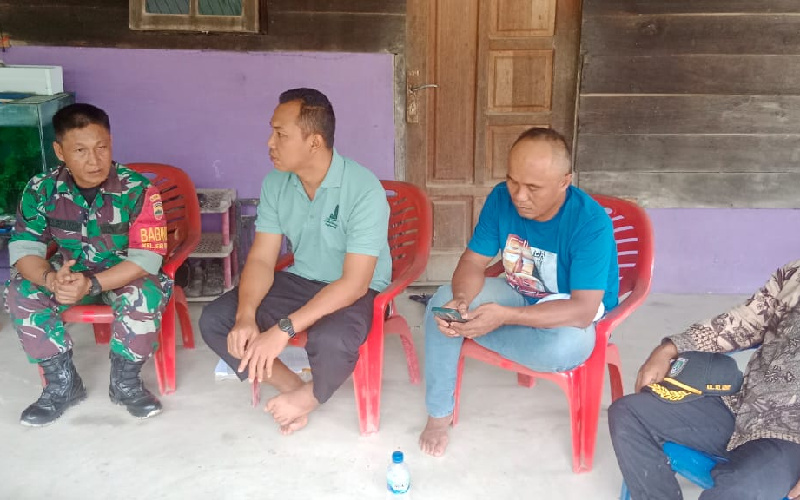 Koramil 03 Jalin Keakraban dan Silaturahmi bersama Warga