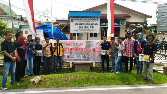 PWI Meranti Gelar Aksi Penggalangan Dana Untuk Korban Gempa di Pidie Jaya