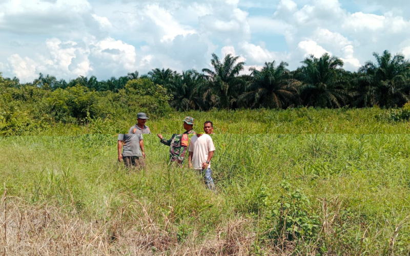 Babinsa Koramil 03 Patroli dan Sosialisasi Soal Bahaya Karhutla