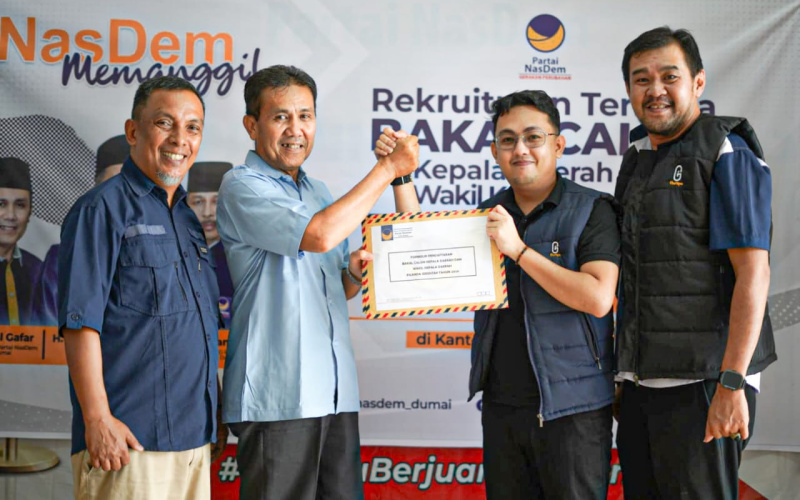 Sah, Viencent Moerghasini Yusuf Daftar Ke Parpol Sebagai Calon Wawako Dumai