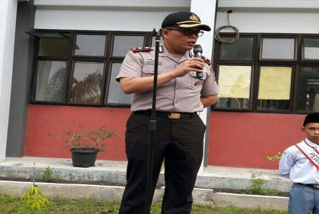 Polres Inhil Laksanakan Kegiatan Police Goes To School