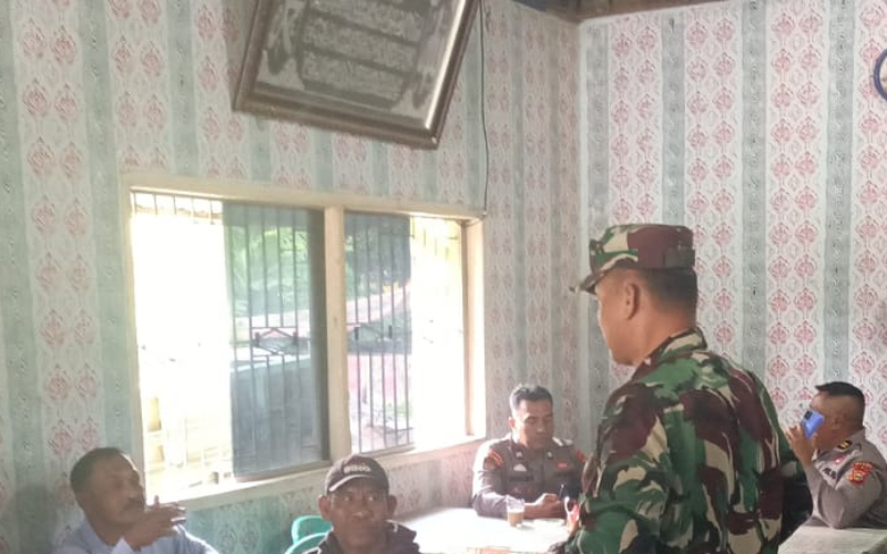 Peltu Edeng Perkuat Sinergitas dengan Masyarakat Terhadap Keamanan Wilayah