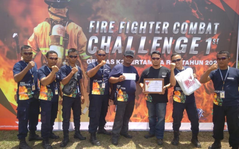 Raih Juara Harapan Lomba Fire Fighter Combat, Patra Niaga Bersemangat Dukung K3