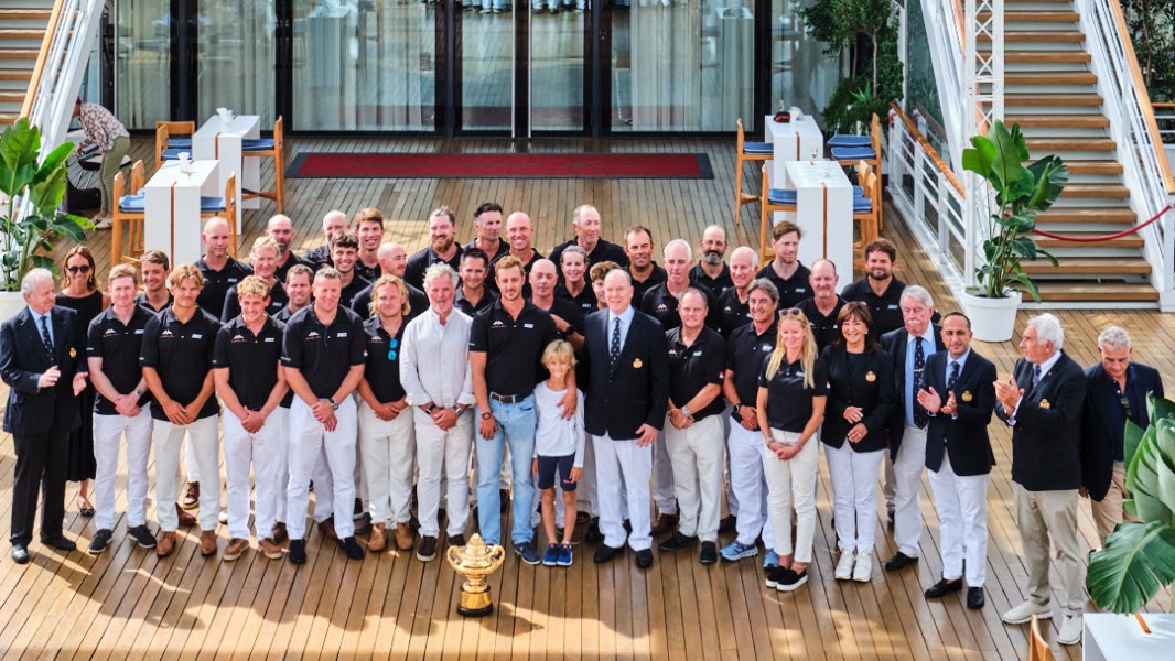 Yacht Club de Monaco celebrates the victory in the Admiral’s Cup