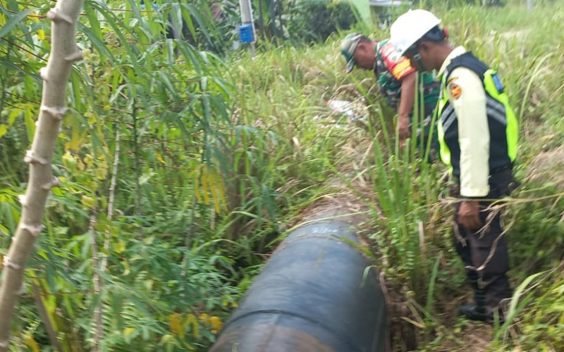 Koramil 02 Patroli Penguatan Binter, Bersama Security Pertamina