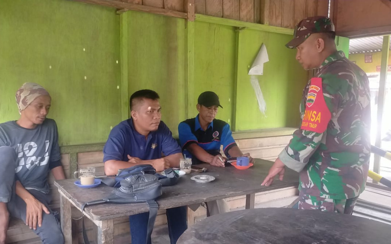 Upaya Penguatan Binter, ini yang Dilakukan Personil Koramil 02 Bukit Kapur