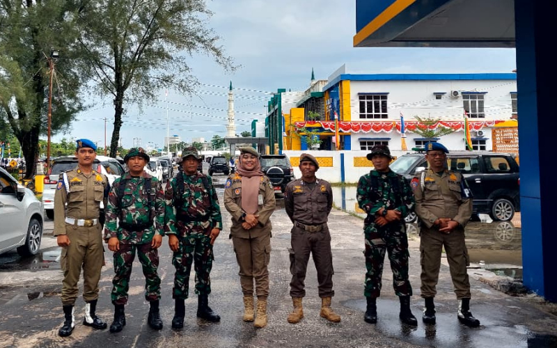 Patroli Sinergitas, TNI dan Komponen Pendukung Jaga Kondusifitas Dumai